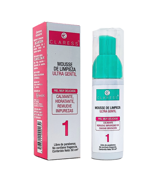 Mousse de Limpieza Ultra Gentil con Extracto de Avena – Piel Sensible y con Rosácea
