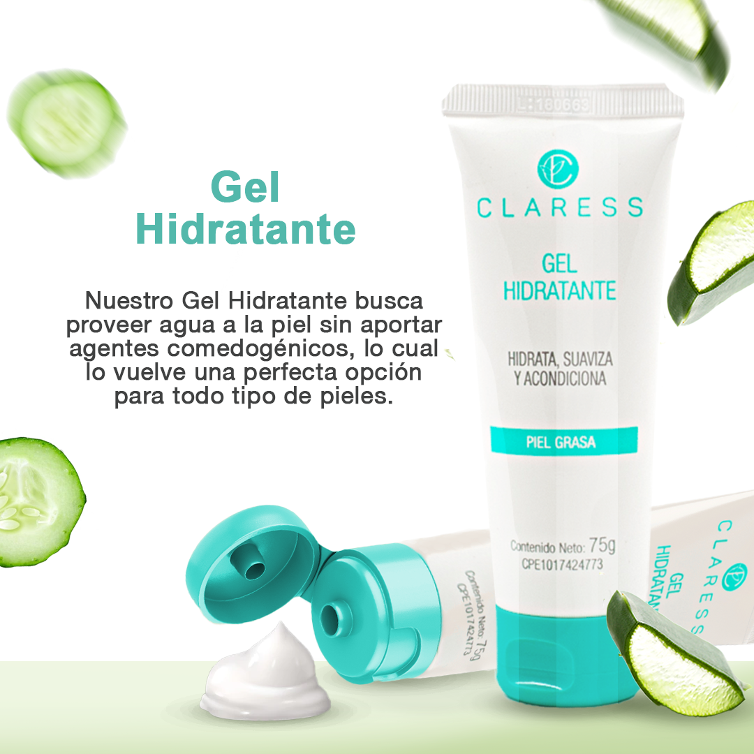 Gel Hidratante Ultra Ligero y Sostenible - No comedogénico
