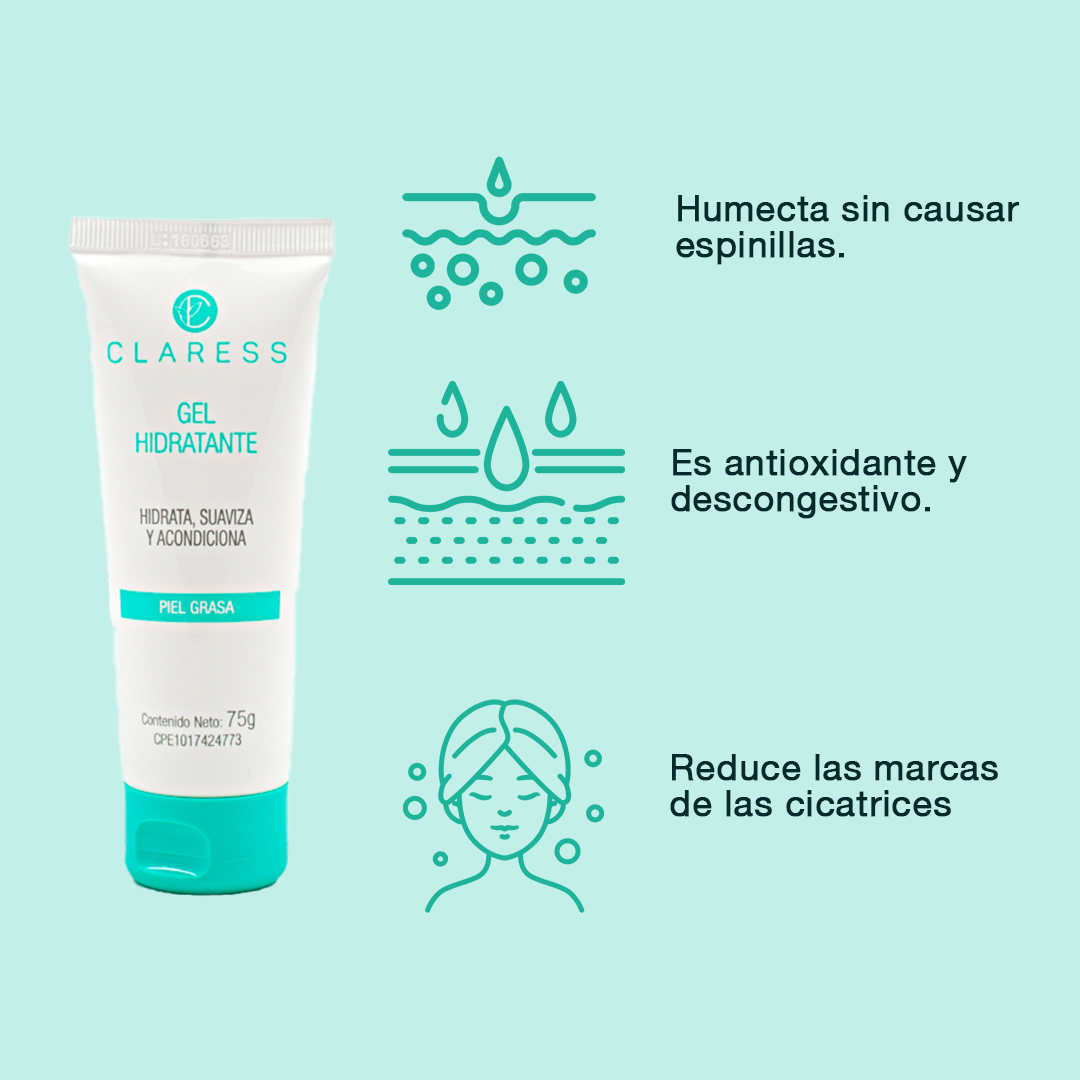 Gel Hidratante Ultra Ligero y Sostenible - No comedogénico
