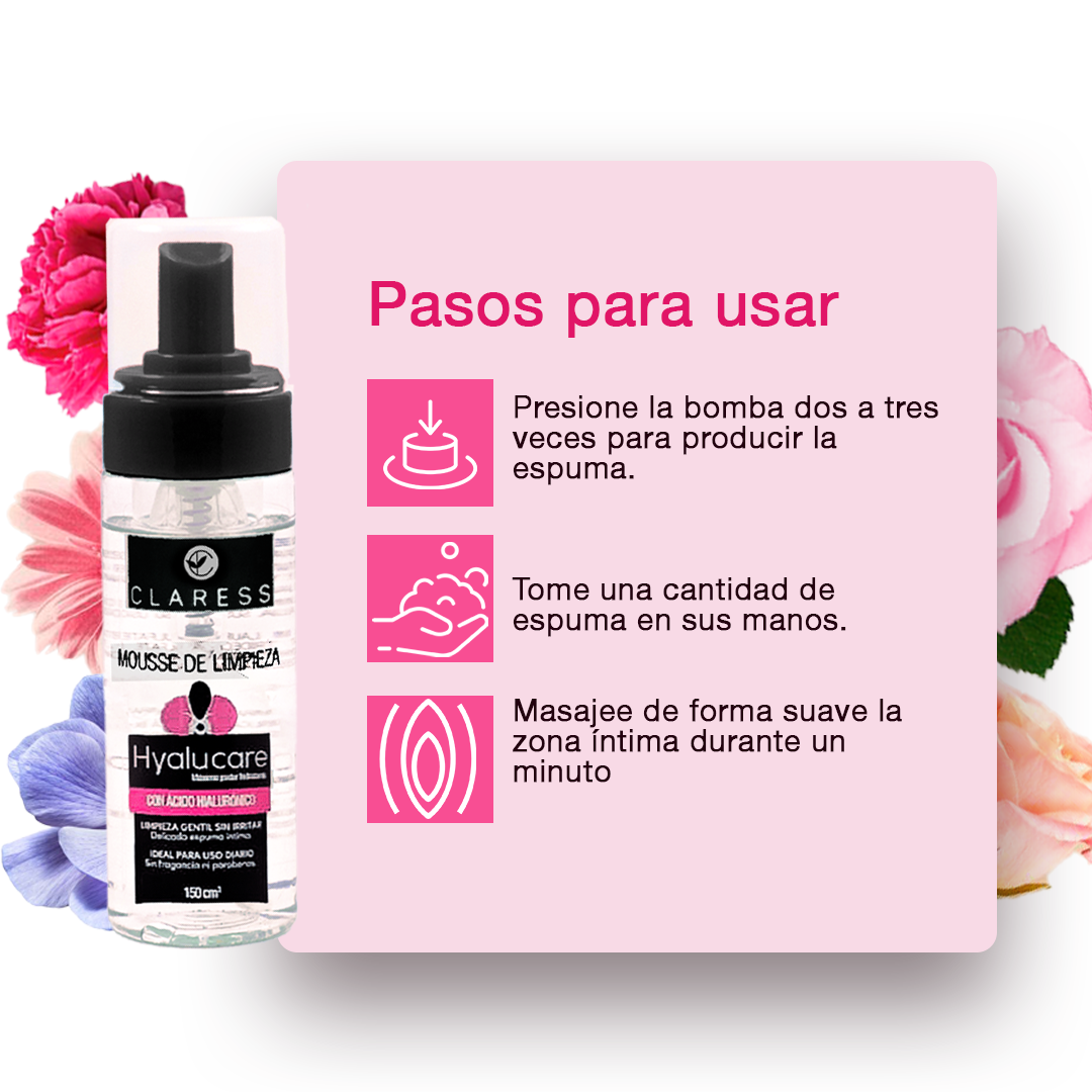 Limpiador Íntimo con Ácido Hialurónico – Hidratación y Cuidado Diario contra La Resequedad