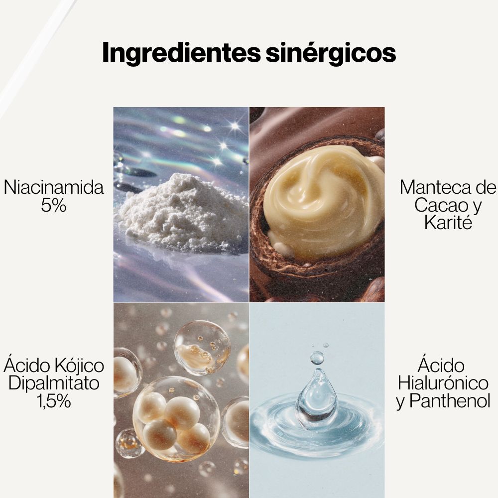 Crema Despigmentante Corporal e Íntima con Niacinamida y Ácido Kójico – Uniformiza el tono y reduce manchas