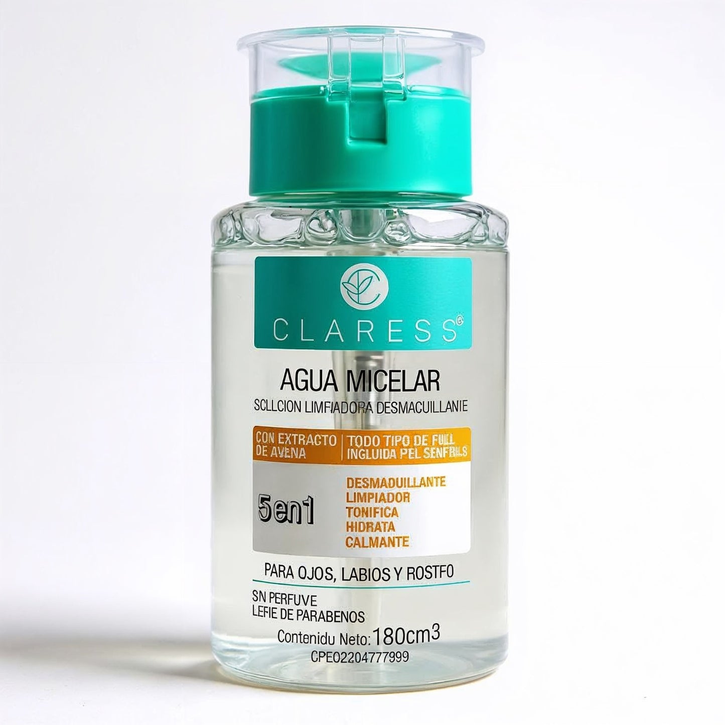 Agua Micelar de Avena Piel Sensible