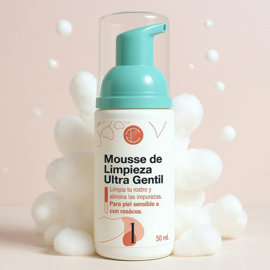 Mousse de Limpieza Ultra Gentil con Extracto de Avena – Piel Sensible y con Rosácea