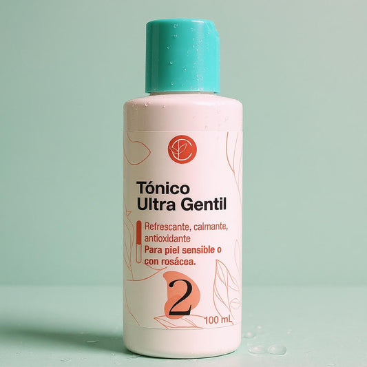 Tónico Ultra Gentil – Con Hamamelis, Avena y Aloe para Piel Sensible