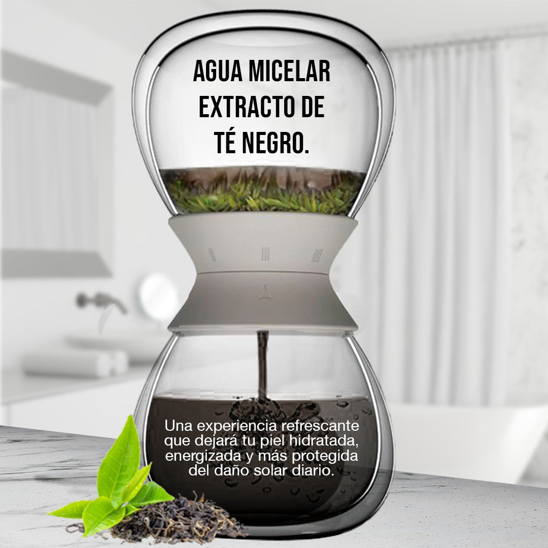 Agua Micelar de Té Negro Para Pieles Pigmentadas
