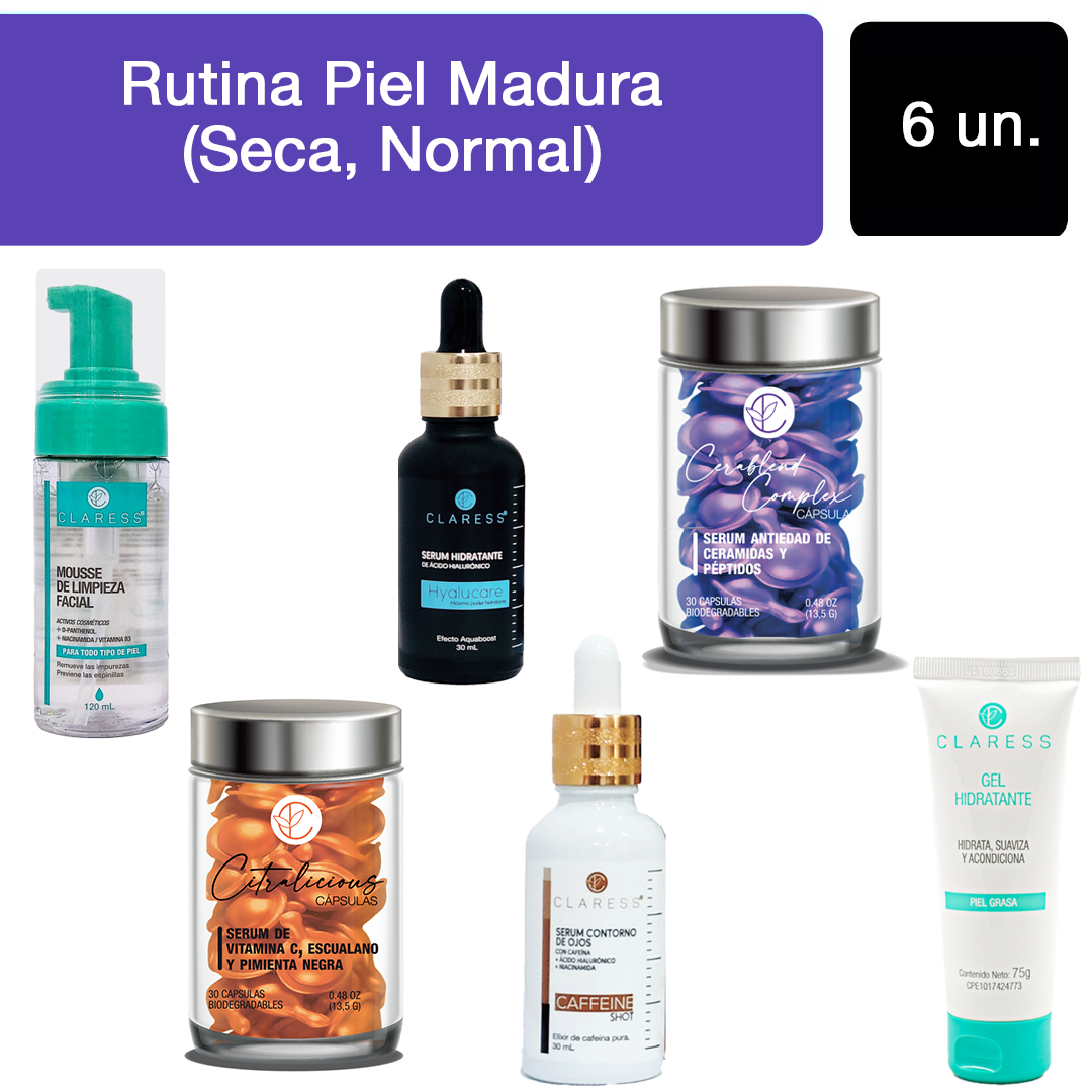 Rutina Piel Madura (Seca, Normal)